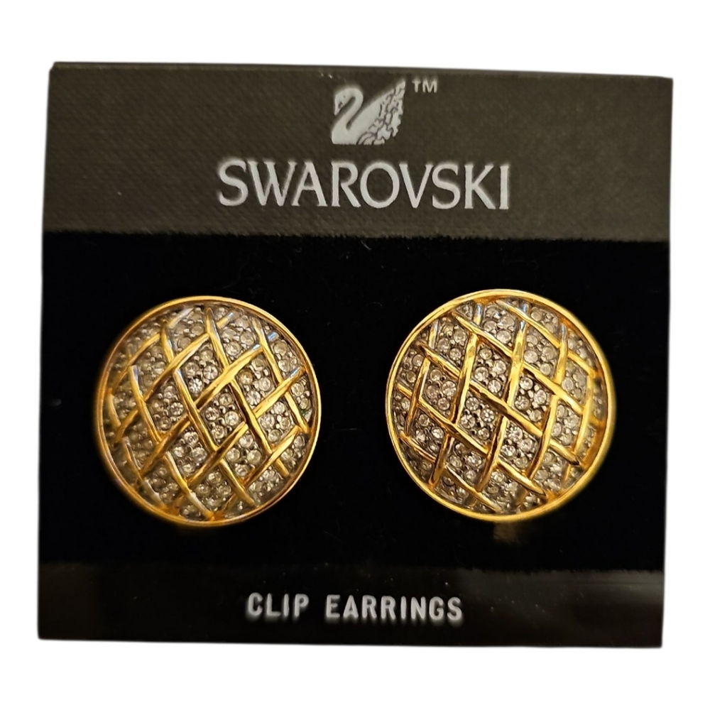 Swarovski Vintage Earrings Bundle – Jeweler’s Collection (3 Pairs) - Picture 3 of 5